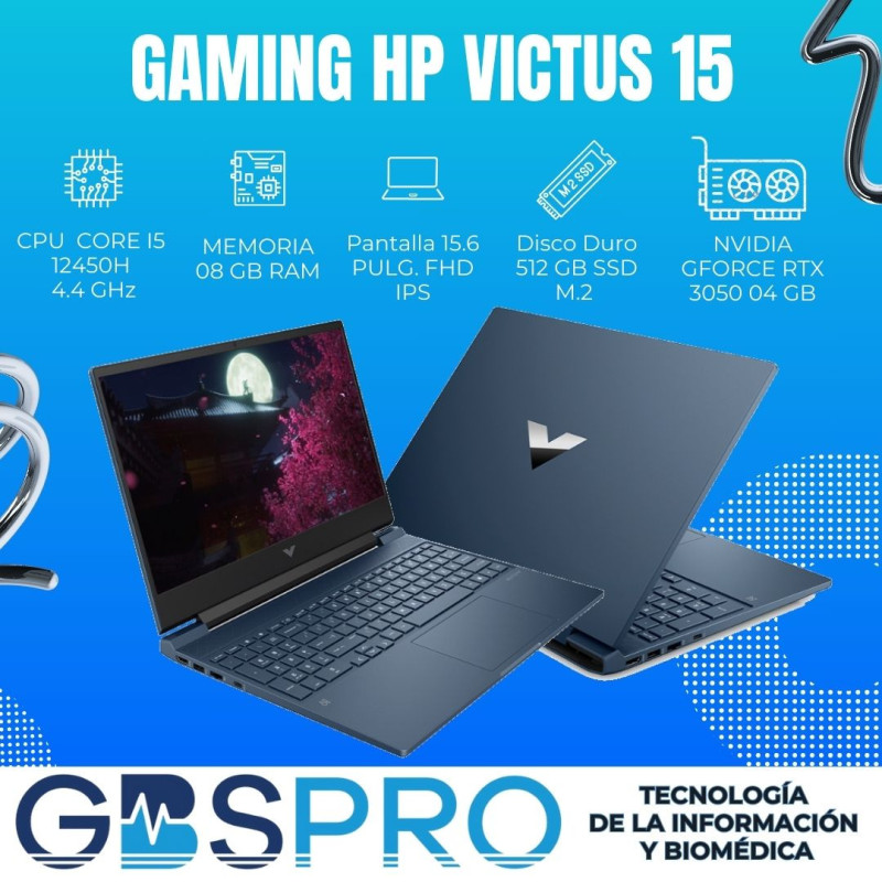 Laptop HP Victus Gaming 15-fa0021la